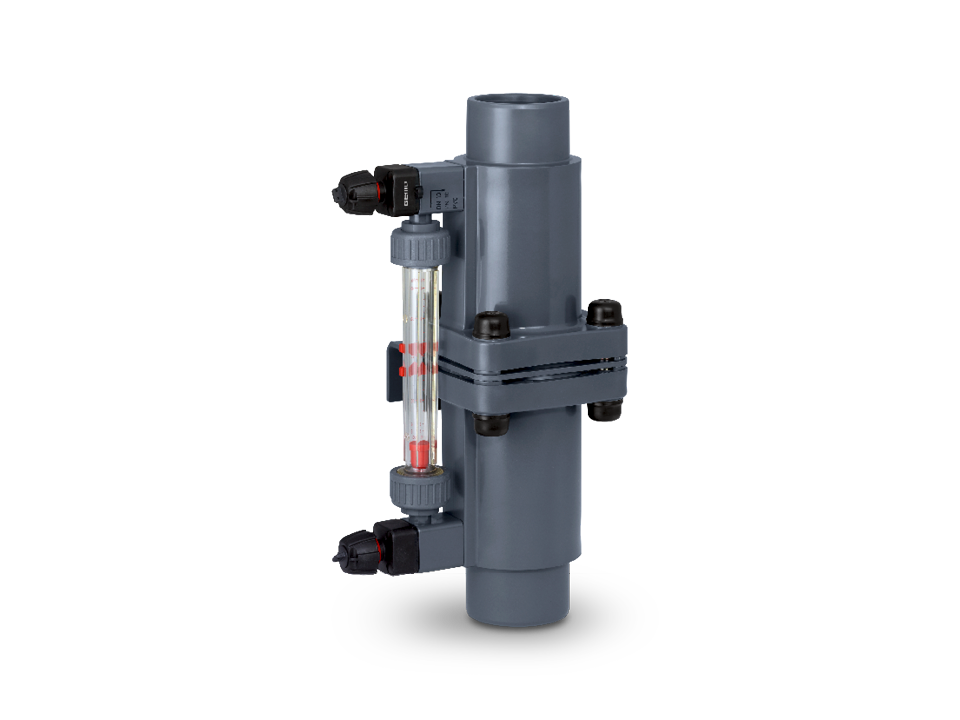 Partial flow variable area flow meter