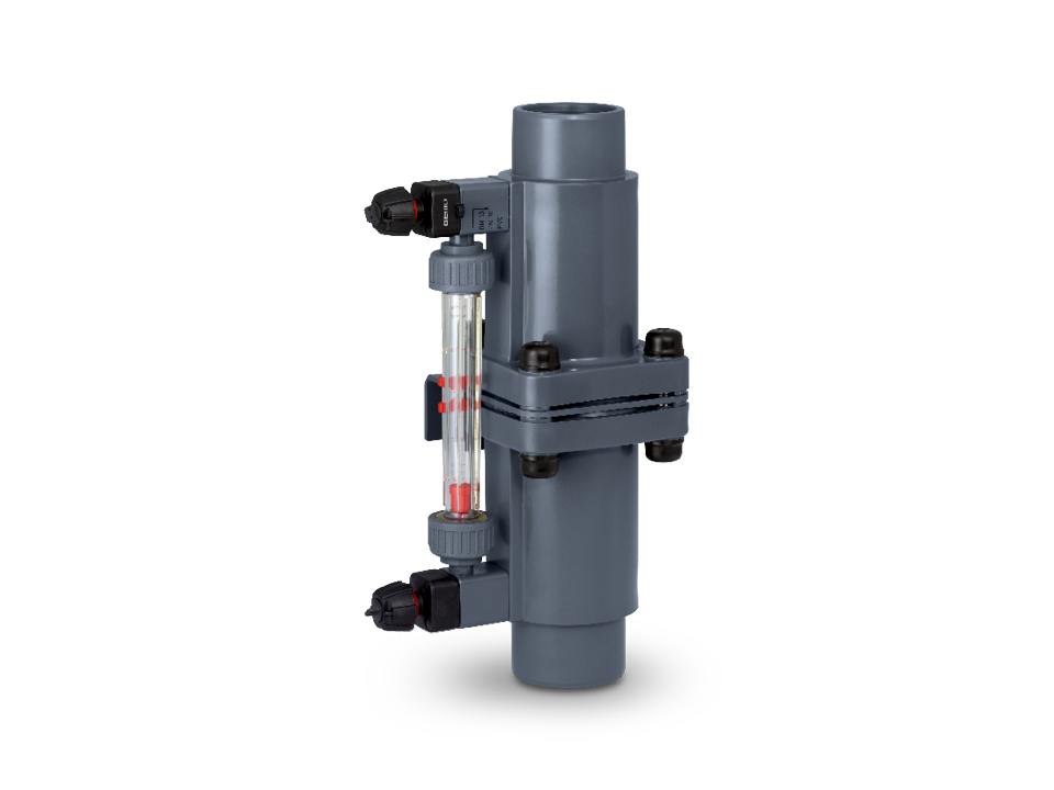 Partial flow variable area flow meter