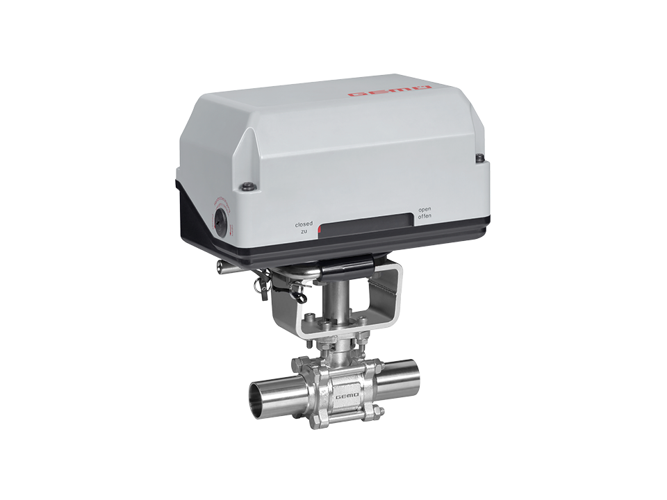 Electromotive 2/2-way metal ball valve