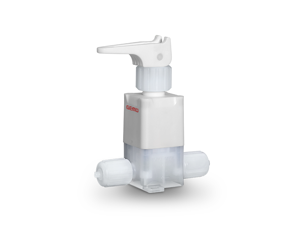Manual 2/2-way diaphragm globe valve