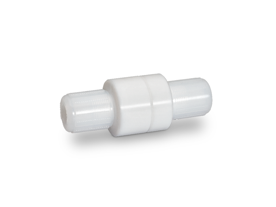 Non-return valve made of high-purity plastic