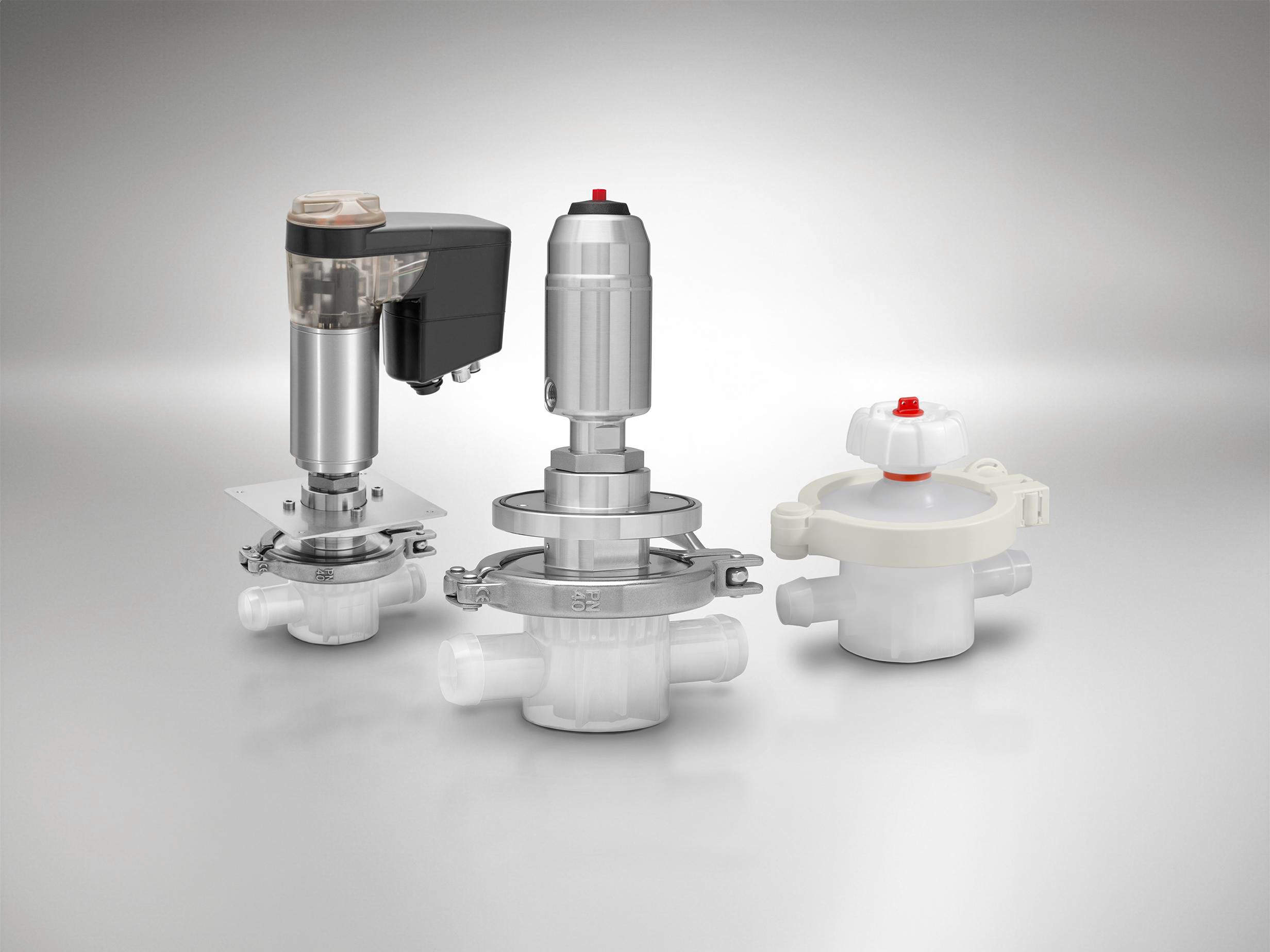 Single-use valves/components