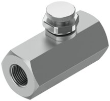 Throttle valve, in-line installation GRO