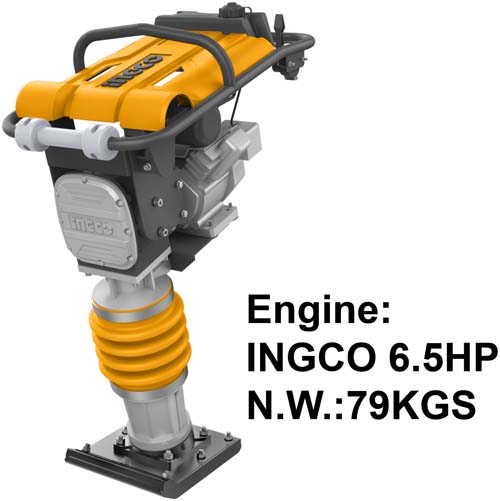 GRT75-2Gasoline tamping rammerGasoline engineEngine power:4.8kW(6.5HP)Weight:79kg