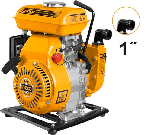 GWP102Gasoline water pumpdiameter:25mm,1Max.flow:100L/minMax.head lift:16m