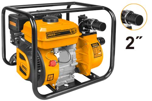 GWP202Gasoline water pumpdiameter:50mm,2Max.flow:550L/minMax.head lift:32m