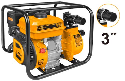 GWP302Gasoline water pumpdiameter:80mm,3Max.flow:1000L/minMax.head lift:32m