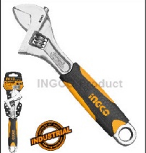 HADW131108Adjustable wrenchLength:250mm(10")Material: Cr-VAdjustable clamp size:0-40mm