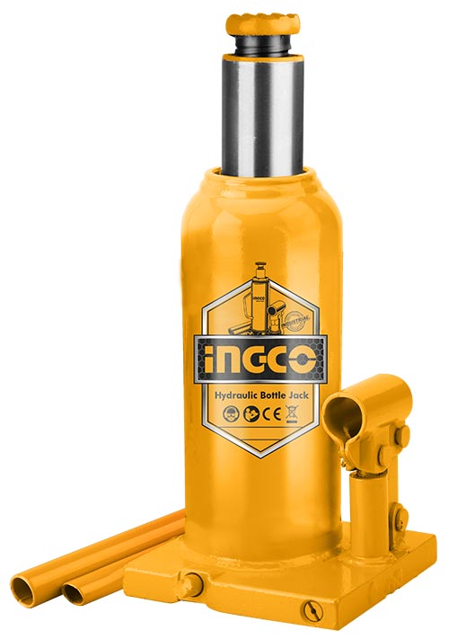 HBJ1002Hydraulic bottle jack10TonMax. height: 460mmNet weight:5.8Kg