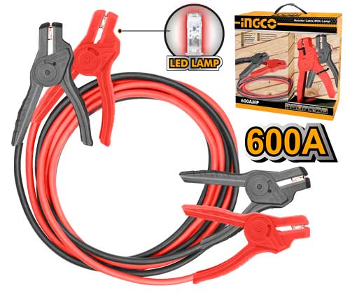 HBTCP6008LBooster cable with lampCurrent: 600AMPCable length: 3mSuitable for emission ≤4.5L car