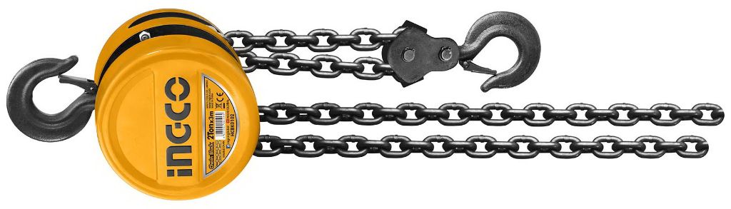 HCBK0102Chain blockRating lift weight:2TonLift height:3mNumber of load chain:2