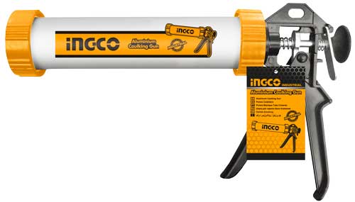 HCG0109Aluminum caulking gunLength:230mmaluminumWith 1pcs plastic adaptor