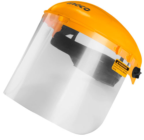 HFSPC01Face shieldImpact resistant visorwith adjustable knobsPacked by label