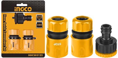 HHCS031223 Pcs hose quick connectors set3pcs  setHose quick connectors setPacked by paper hanger
