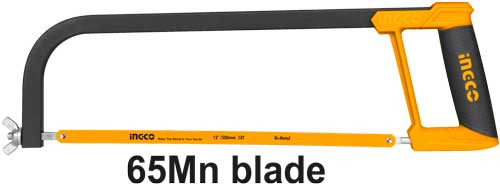 HHF3028Hacksaw frameSize:300mm/12"With Soft gripIncluding 1pcs 65Mn saw blade