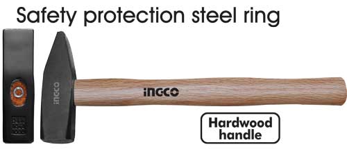 HMH041500Machinist hammerWeight：1500gDrop-forged hammerheadHardwood handle