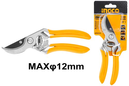 HPS0109Pruning shearHead material: SK5Size:8.5"(220mm)Max cutting diameter 12mm