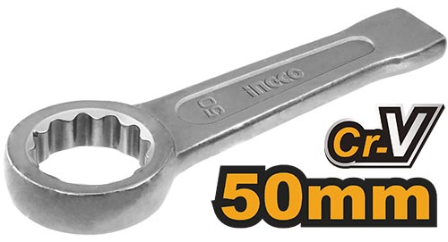 HRSW050Ring slogging wrenchSize:50mmMaterial:CrMoPacked by carton box