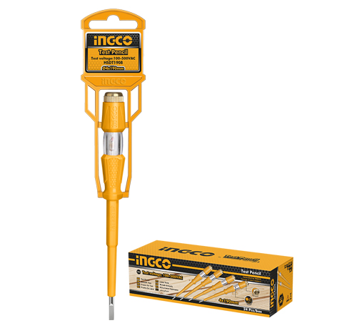 HSDT1908Test pencilTest Voltage:AC 100-500VSlotted size: 4x190mmPacked by plastic hanger