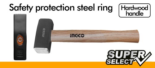 HSTH041000Stoning hammerWeight： 1000gDrop-forged hammerheadHardwood handle