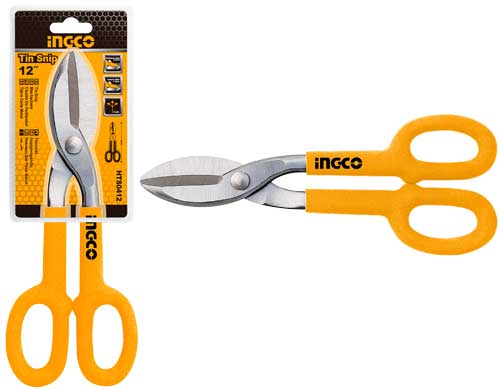 HTS0412Tin snipSize:12"/300mmMax.cutting thicness:Carbon steel ≤0.8mmStainless steel ≤0.6mmPacked by half double blister