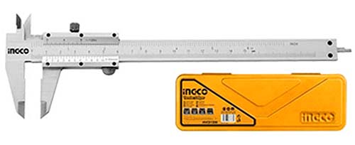 HVC01150Vernier caliperRange:0-150mmReading:0.05mmMaterial:Carbon steel