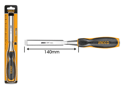 HWC0806Wood chiselWidth:6mm(1/4")Length:140mmWood Chisel,Cr-V