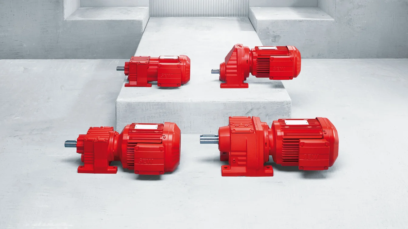 Helical gearmotors