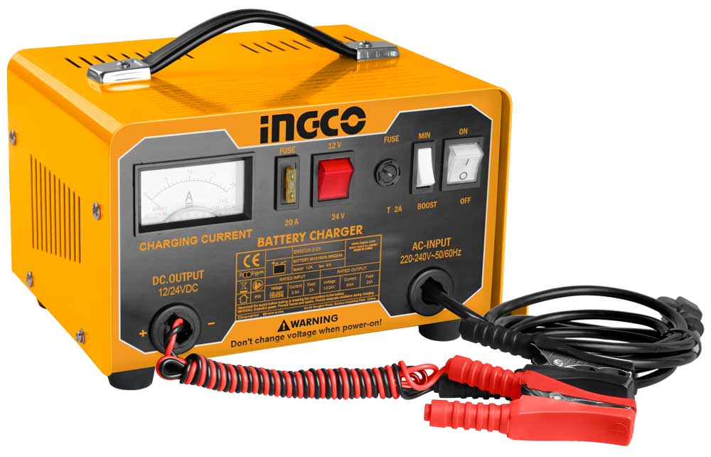 ING-CB1601Battery chargerInput voltage(V):1~220-240~50/60HzCharging voltage(V):12/24Reference capacity(A):28-180