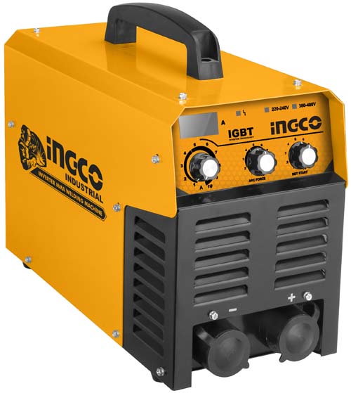 ING-MMA2508Inverter MMA welding machineInput voltage:220-240/380-400V~50/60HzOutput current(A):20-250Duty cycle(%):250A@60%