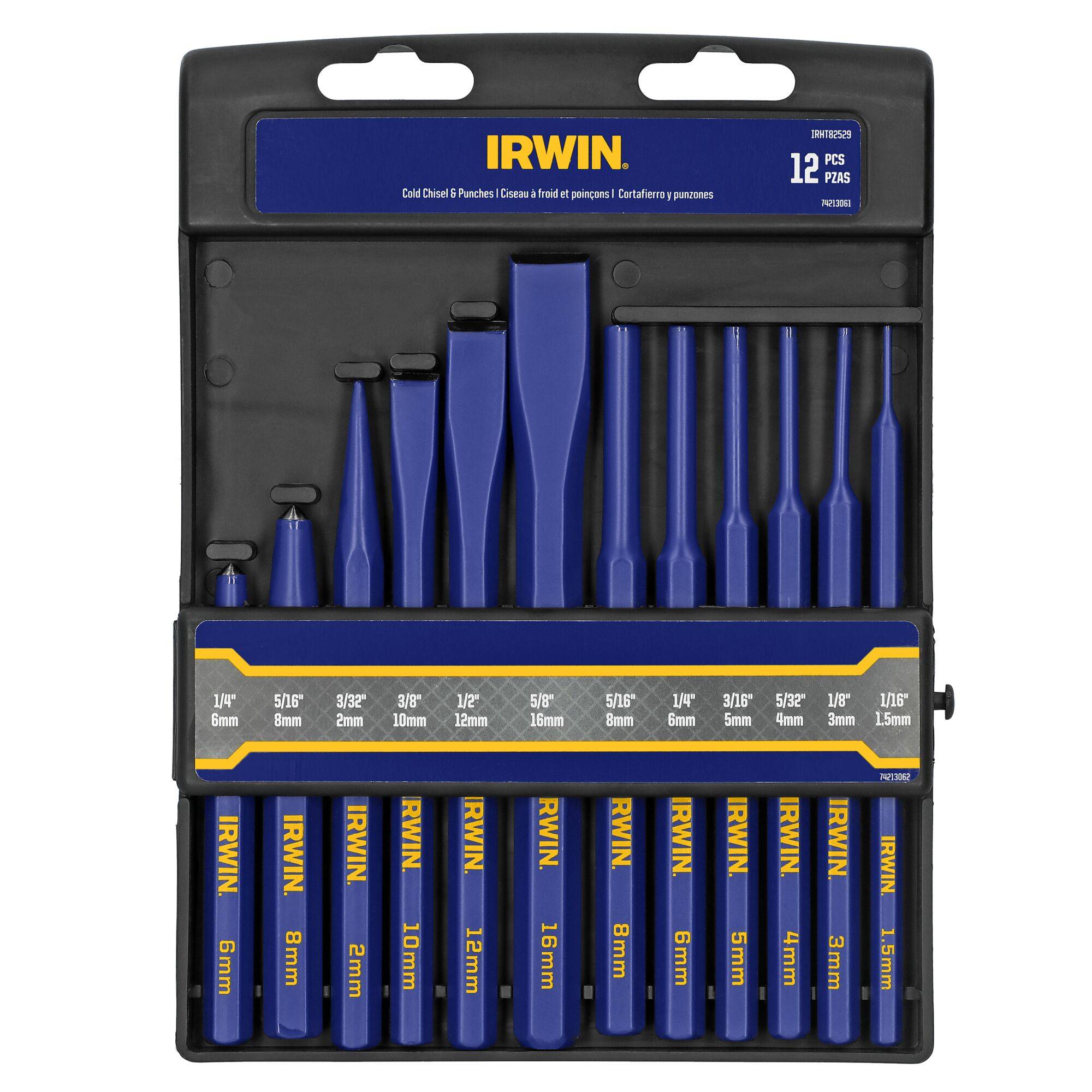 Irwin 12 Pack Cold Chisels And Punch Set
