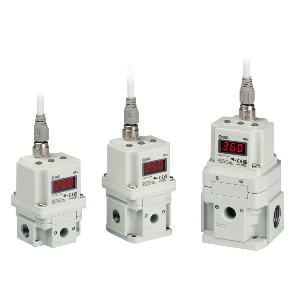 Electro-Pneumatic Regulator / High Flow Rate ITV1100/2100/3100