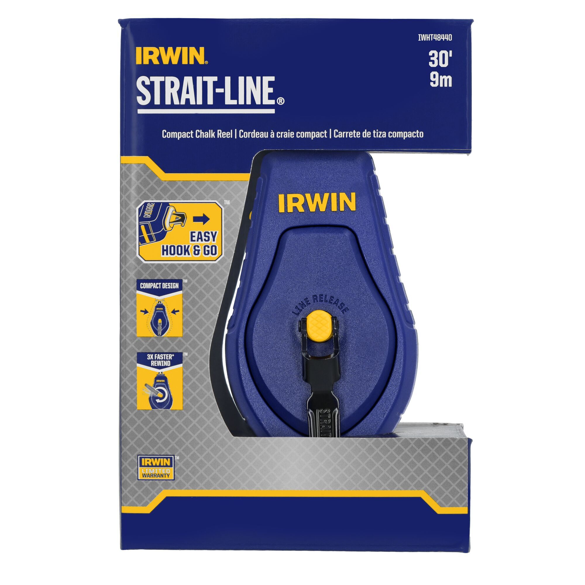 STRAIT-LINE® COMPACT Chalk Reel