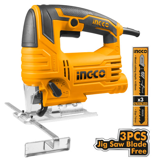 JS57028Jig sawVoltage: 220-240V~50/60HzInput power: 570WCutting capacity:  Wood:65mm Steel:8mm