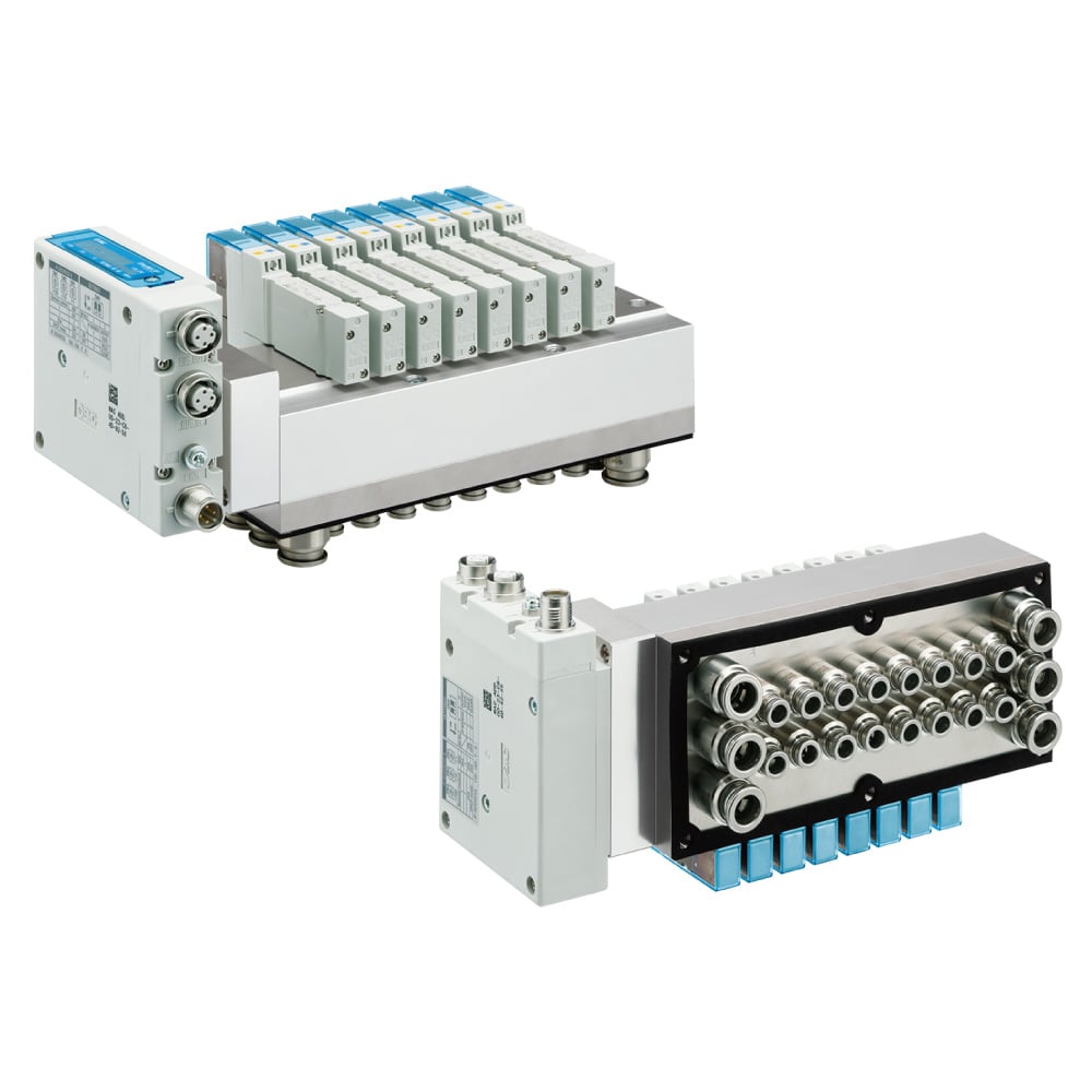 Plug-in Bottom Ported Manifold with Stainless Steel Plate JSY3000-S