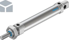Round cylinder with accessories KDPR-DSNU