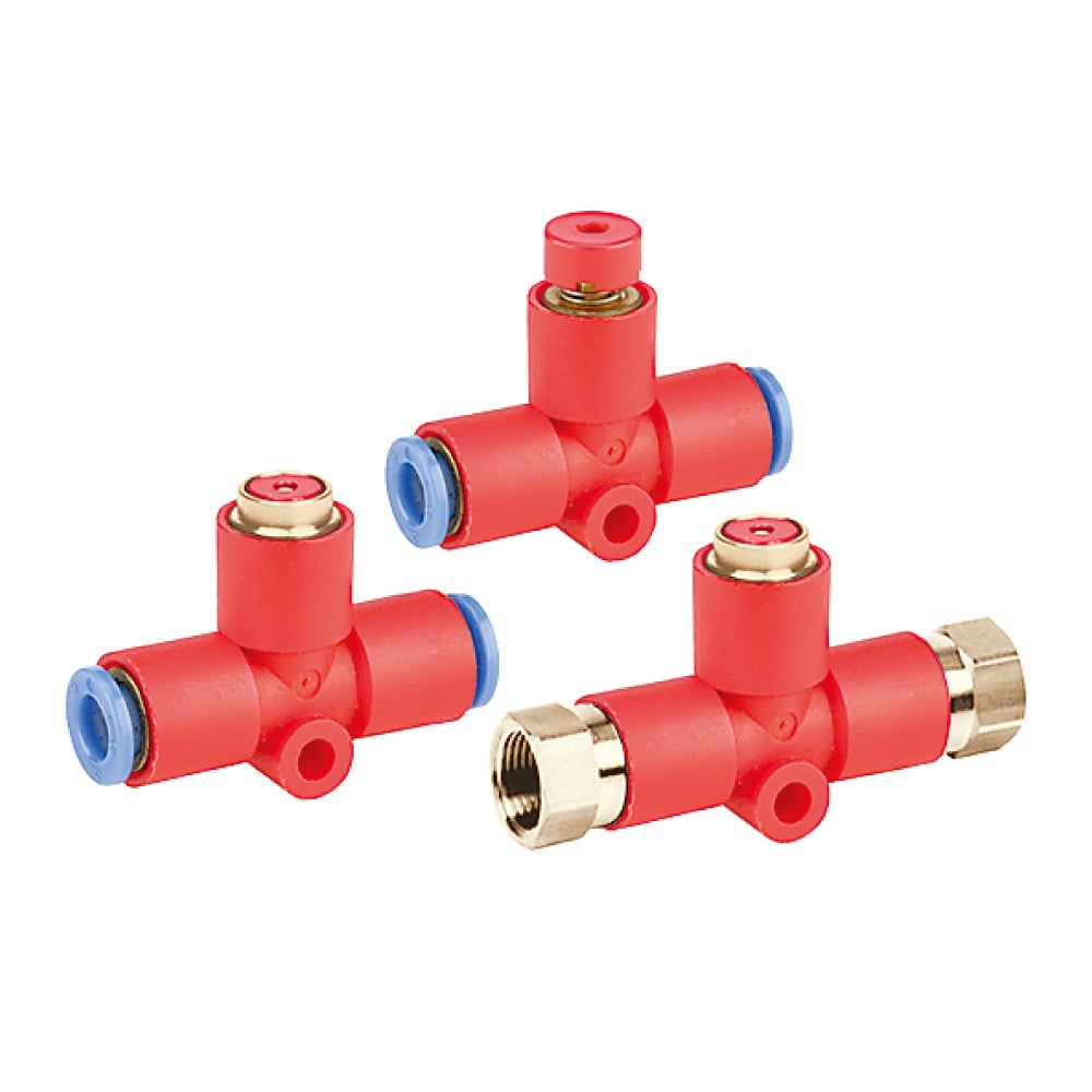 Residual Pressure Release Valve with One-touch Fittings KE□