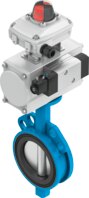 Butterfly valve unit KVZA