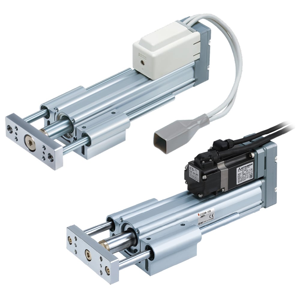 Electric Actuator/Guide Rod Type, Motor Top Mounting Type LEYG
