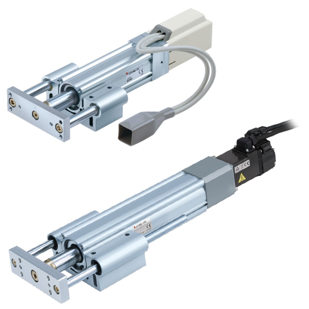 Electric Actuator/Guide Rod Type, In-line Motor Type LEYG□D