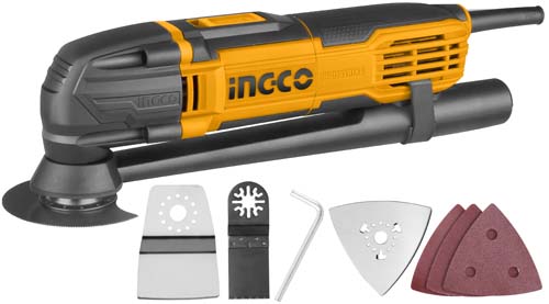 MF3008Multi-function toolsVoltage:220-240V~50/60HzInput power:300WNo-load speed:10000-20000rpm