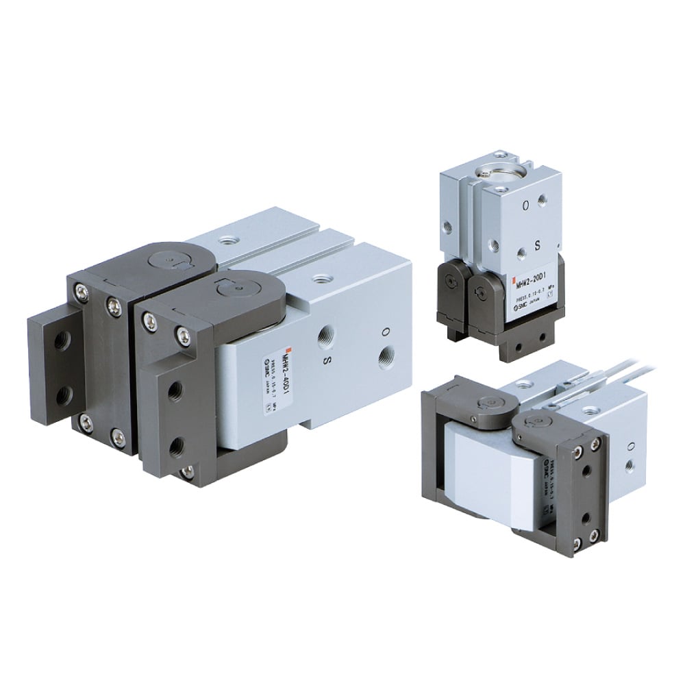 180º Angular Type Air Gripper/Rack & Pinion Type MHW2