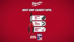 8" Long Nose Comfort Grip Pliers (USA)