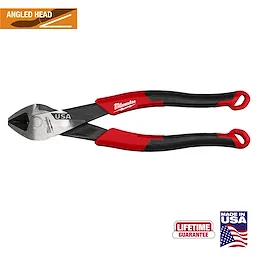8" Angled Head Diagonal Comfort Grip Cutting Pliers (USA)
