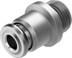 Push-in fitting, stainless steel NPQR