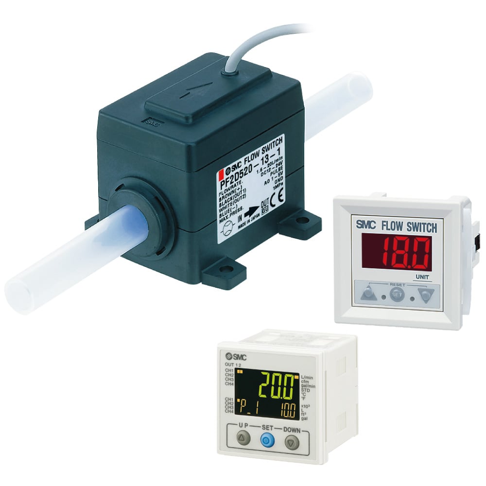 Digital Flow Switch for Deionized Water and Chemical Liquids PF2D