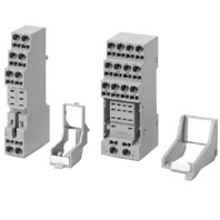 PYF[][]S / P2RF-[][]-S Screwless Clamp Terminal Sockets
