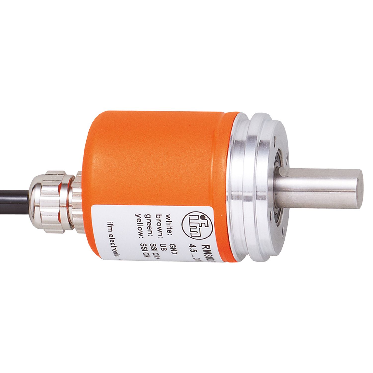 RM8002 - RM8002 - Absolute multiturn encoder with solid shaft