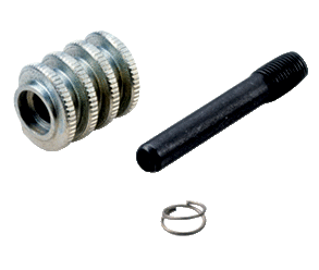Spare Knurl, Pin & Spring for Central Nut Adjustable Wrenches