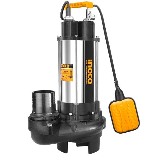SPDB22008Sewage submersible pumpVoltage:220-240V~50HzRated power:2200W(3.0HP)Max.head:13m Max. flow:633L/min